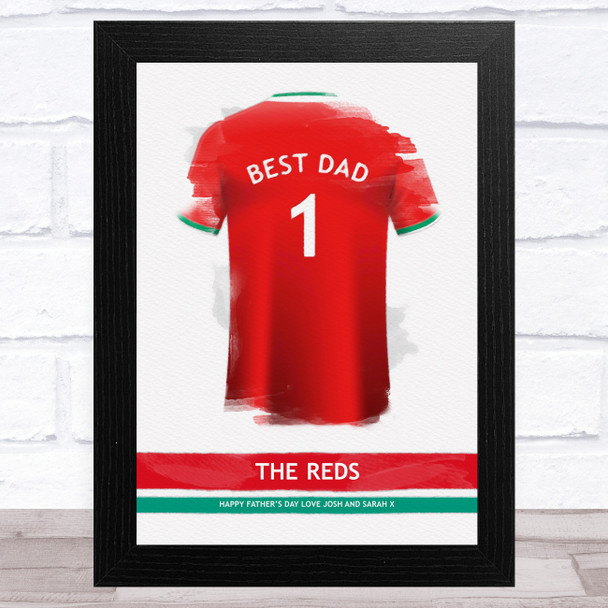 Liverpool football shirt personalised