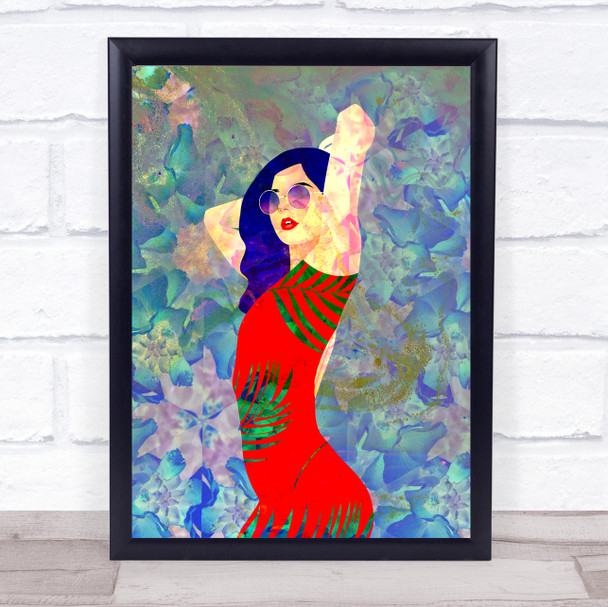 Catalina Botanical Watercolor Wall Art Print