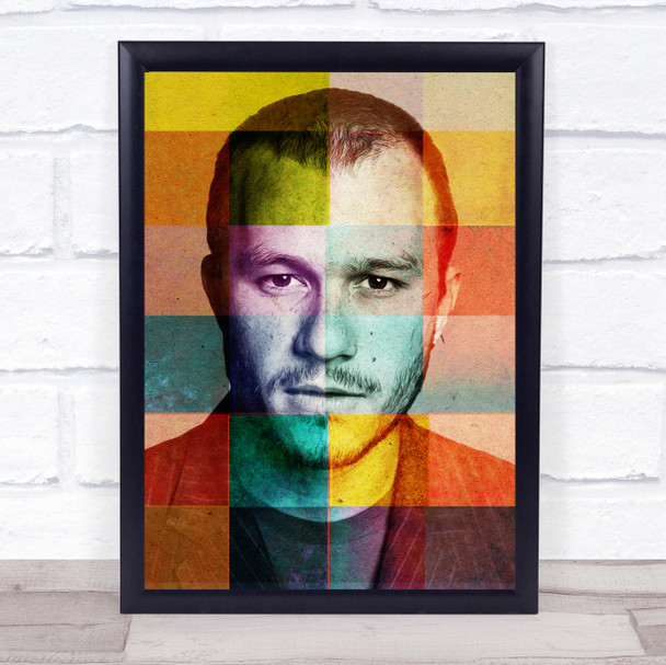 Heath Ledger Pop Art Fade Wall Art Print