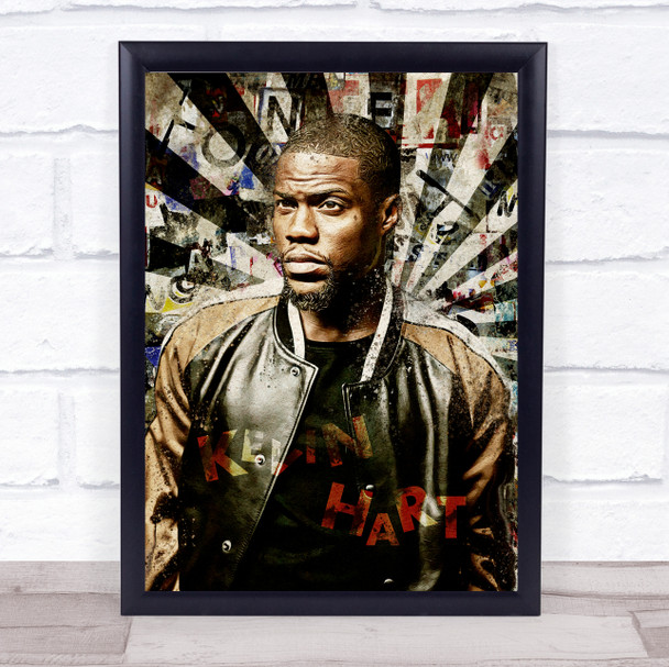 Kevin Hart Graffiti Stripes Wall Art Print