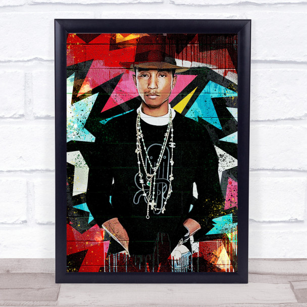 Pharrell Williams Urban Wall Art Print