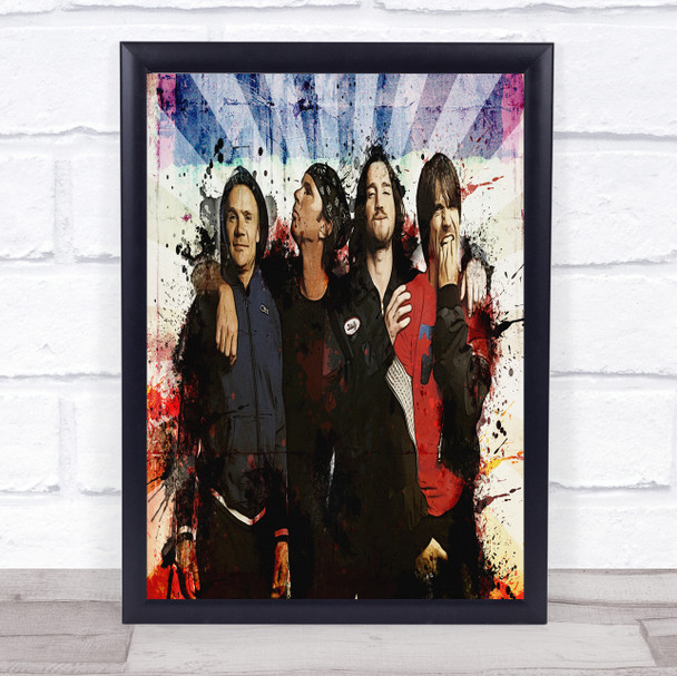 Red Hot Chili Peppers Band Wall Art Print