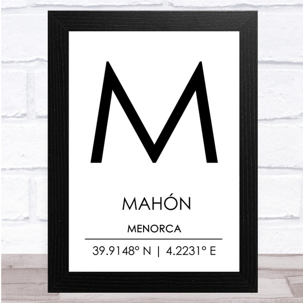 Mahon Menorca Wall Art Print