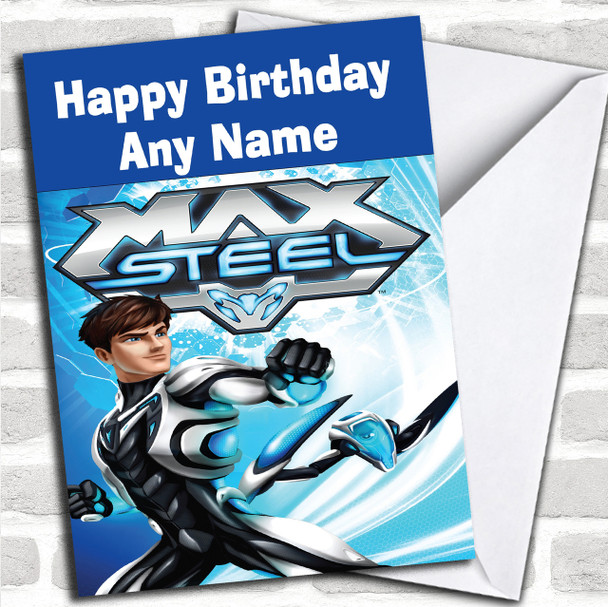 Max Steel  Personalized Children's Birthday Card