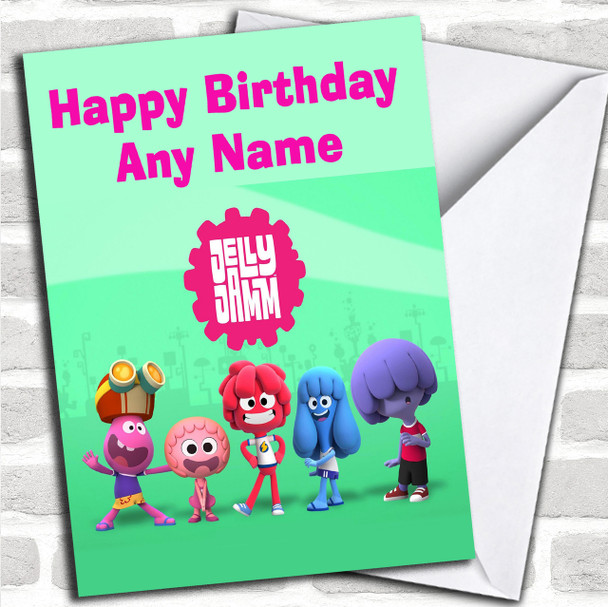 Jelly Jam  Personalized Children's Birthday Card