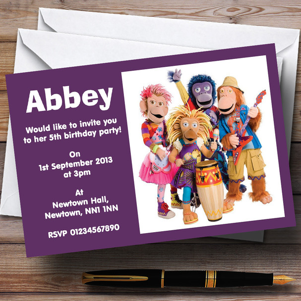 Zingzillas Personalized Children's Birthday Party Invitations