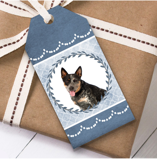 Australian Cattle Dog Blue Birthday Present Favor Gift Tags