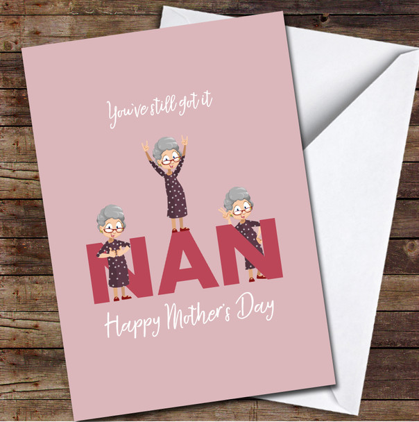 Happy Nan Personalized Mother's Day Card