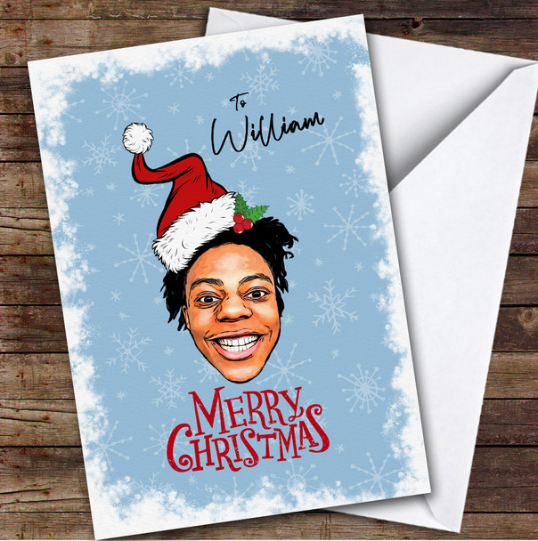 I Show Speed Youtuber Personalized Kids Children's Christmas Card