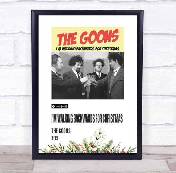 The Goons I'm Walking Backwards For Christmas Christmas Polaroid Music Art Print