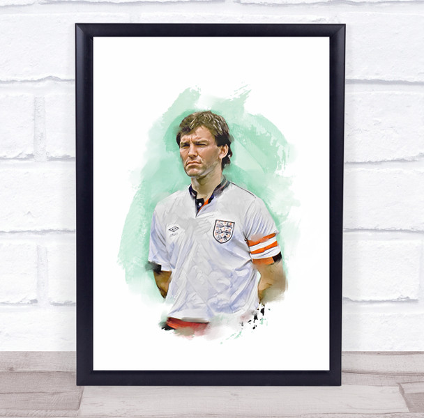 Footballer Bryan Football Player Watercolor Wall Art Print