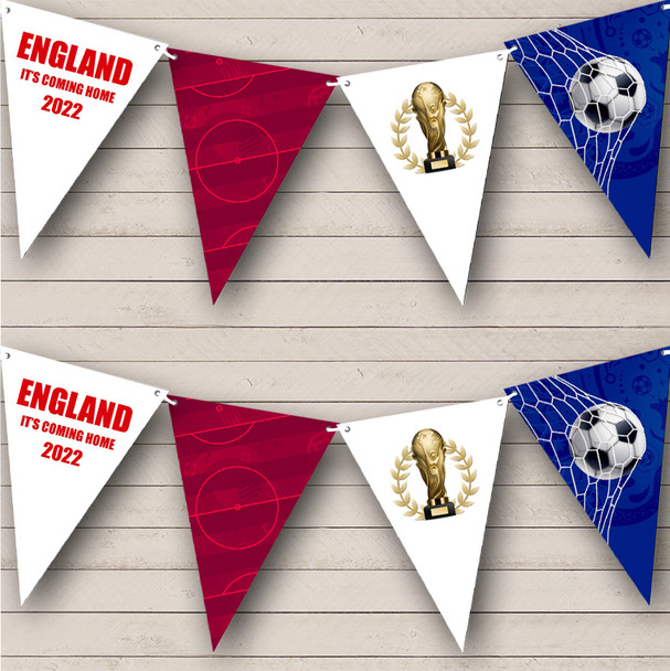Its Coming Home World Cup Football England personalized Any Text Banner Bunting