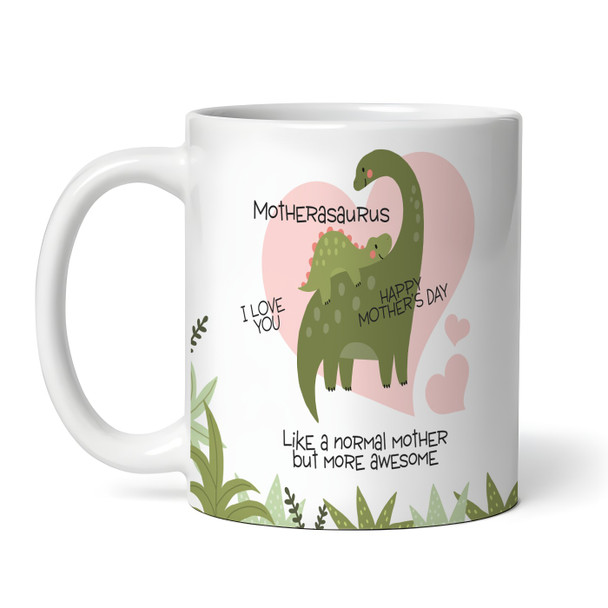 Dinosaur Mum And Baby Mother's Day Gift Personalized Mug