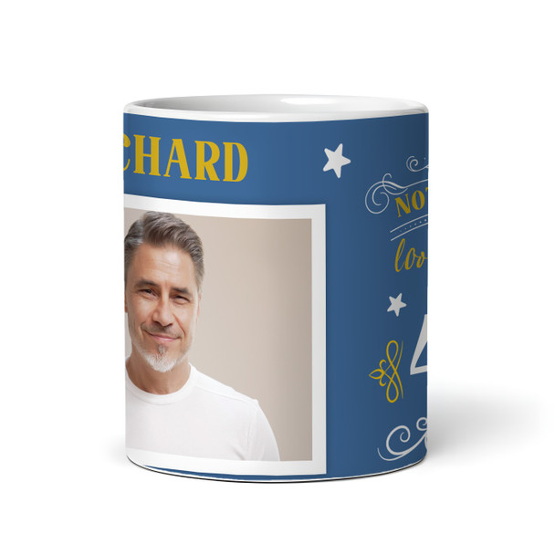 40th Birthday Photo Gift Not Everyone Looks This Good Blue Personalized Mug