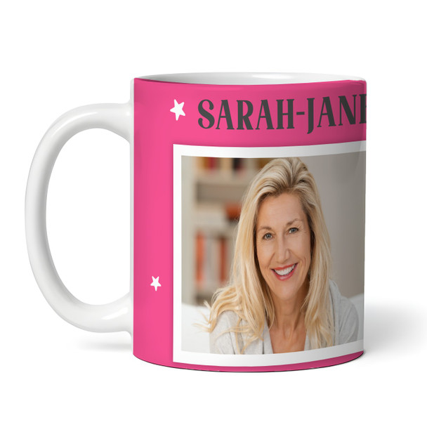 60th Birthday Photo Gift Not Everyone Looks This Good Pink Personalized Mug