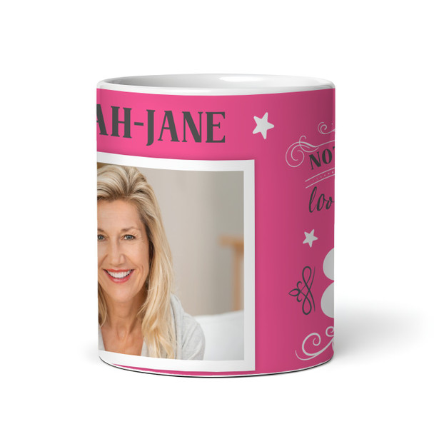 80th Birthday Photo Gift Not Everyone Looks This Good Pink Personalized Mug