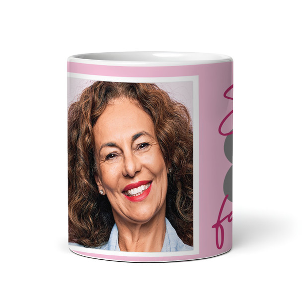 85 & Fabulous 85th Birthday Gift For Her Pink Photo Tea Coffee Personalized Mug
