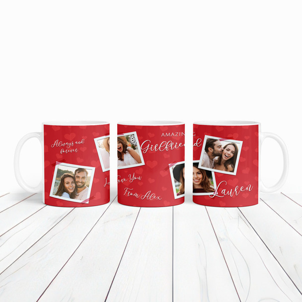 Amazing Girlfriend Gift Red Background Photo Tea Coffee Cup Personalized Mug