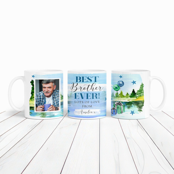 Best Brother Photo Gift Outdoors Tea Coffee Cup Personalized Mug