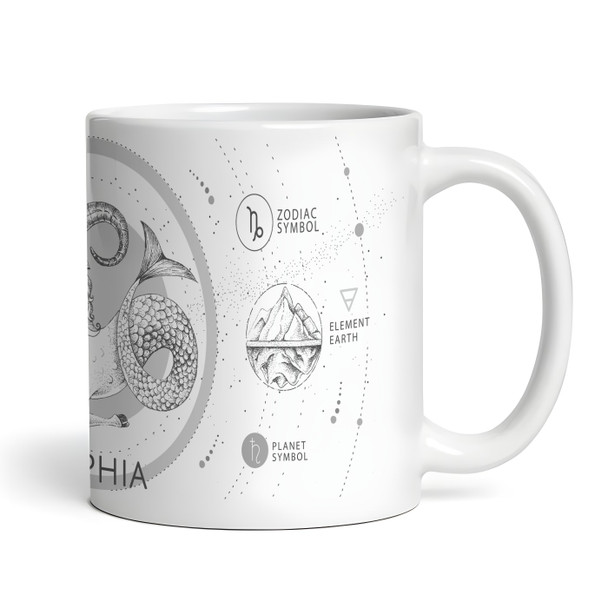 Capricorn Zodiac Sign Birthday Gift Tea Coffee Cup Personalized Mug