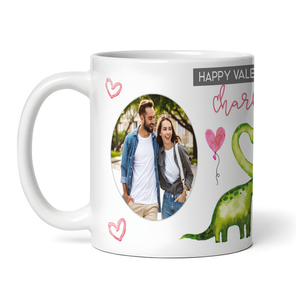 Cute Dinosaur Valentine's Gift For Husband For Wife Photo Personalized Mug