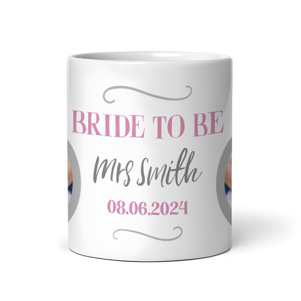 Engagement Wedding Day Gift For Bride To Be Photo Tea Coffee Personalized Mug