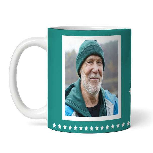 Funny 60th Birthday Gift Middle Finger 59+1 Joke Green Photo Personalized Mug