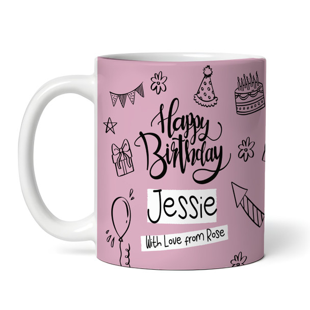 14th Birthday Gift For Girls Circle Photo Tea Coffee Cup Personalized Mug