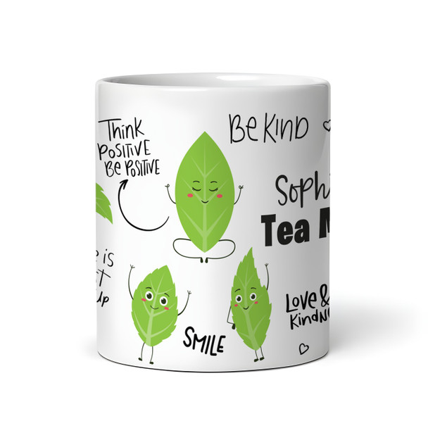 Funny Tea Leaf Characters Gift Tea Coffee Cup Personalized Mug