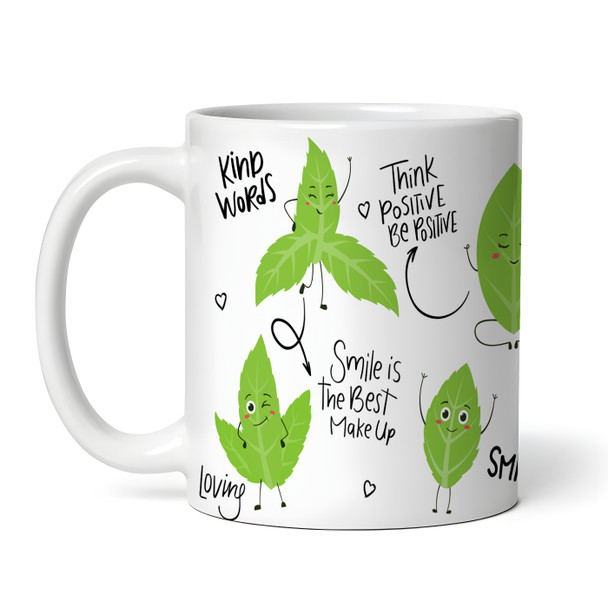 Funny Tea Leaf Characters Gift Tea Coffee Cup Personalized Mug