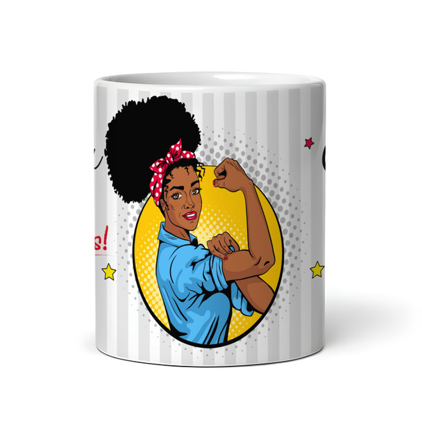 Mrs Always Right Strong Dark Skin Woman Tea Coffee Cup Gift Personalized Mug