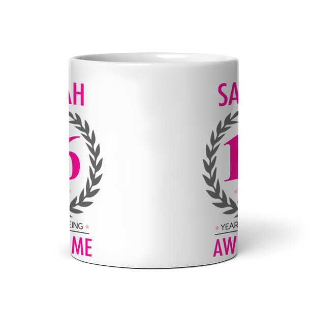 Present For Teenage Girl 16th Birthday Gift 16 Awesome Pink Personalized Mug