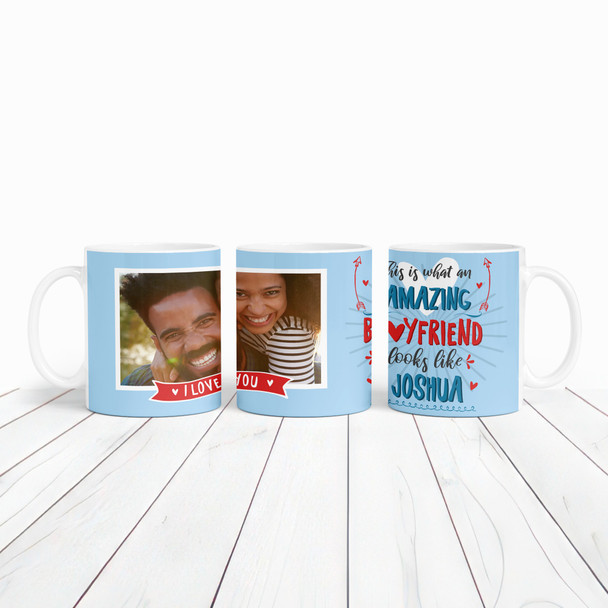 Romantic Gift For Boyfriend Amazing Birthday Valentine Photo Personalized Mug