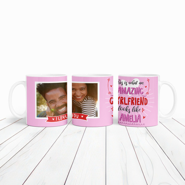 Romantic Gift For Girlfriend Amazing Birthday Valentine Photo Personalized Mug