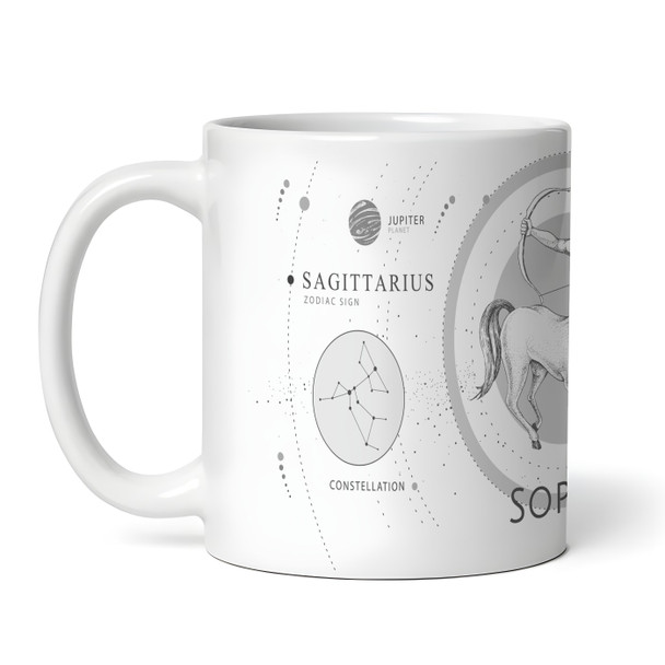 Sagittarius Zodiac Sign Birthday Gift Tea Coffee Cup Personalized Mug