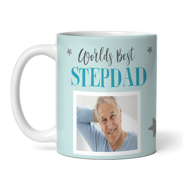 Worlds Best Stepdad Gift For Stepdad Photo Tea Coffee Cup Personalized Mug