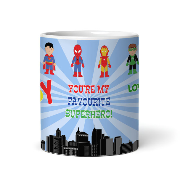 Daddy Gift You're My Favourite Superhero Tea Coffee Personalized Mug