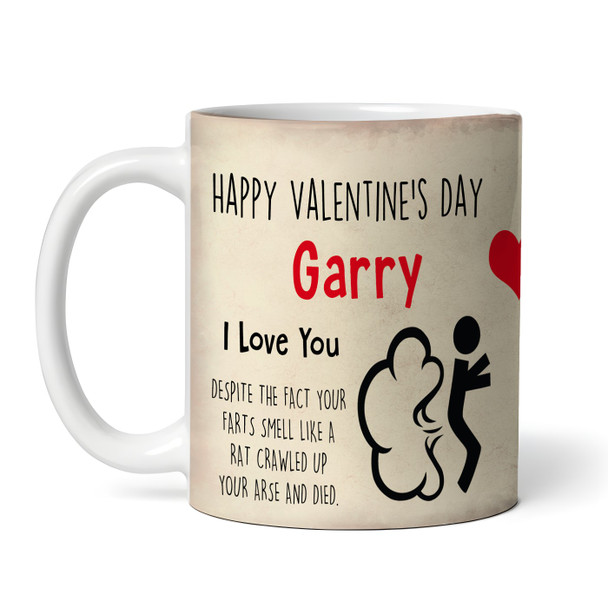 Funny Stinky Farts Valentine's Gift Husband Boyfriend Fiance Personalized Mug