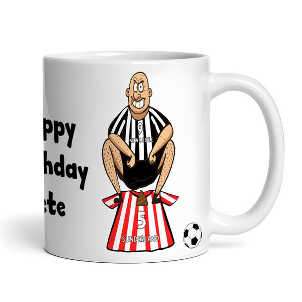 Newcastle Shitting On Sunderland Funny Soccer Gift Team Personalized Mug