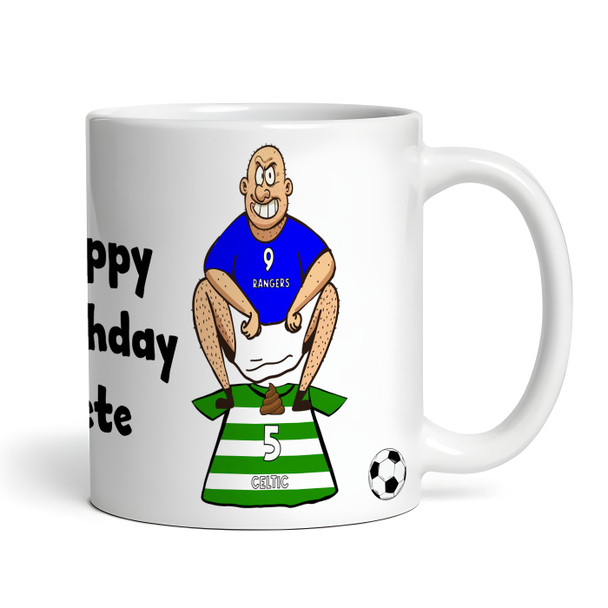 Rangers Shitting On Celtic Funny Soccer Gift Team Rivalry Personalized Mug