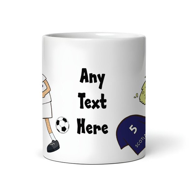 Any Team Vomiting On Any Team Funny Soccer Gift Team Rivalry Personalized Mug