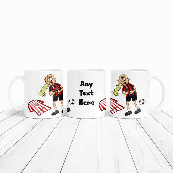 Bournemouth Vomiting On Southampton Funny Soccer Gift Team Personalized Mug