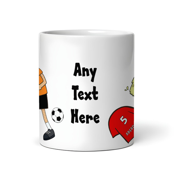 Dundee Vomiting On Aberdeen Funny Soccer Gift Team Rivalry Personalized Mug