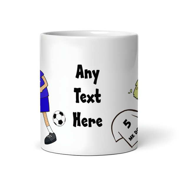 Wimbledon Vomiting On Mk Dons Funny Soccer Gift Team Rivalry Personalized Mug