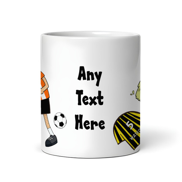 Luton Vomiting On Watford Funny Soccer Fan Gift Team Rivalry Personalized Mug