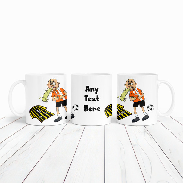 Luton Vomiting On Watford Funny Soccer Fan Gift Team Rivalry Personalized Mug