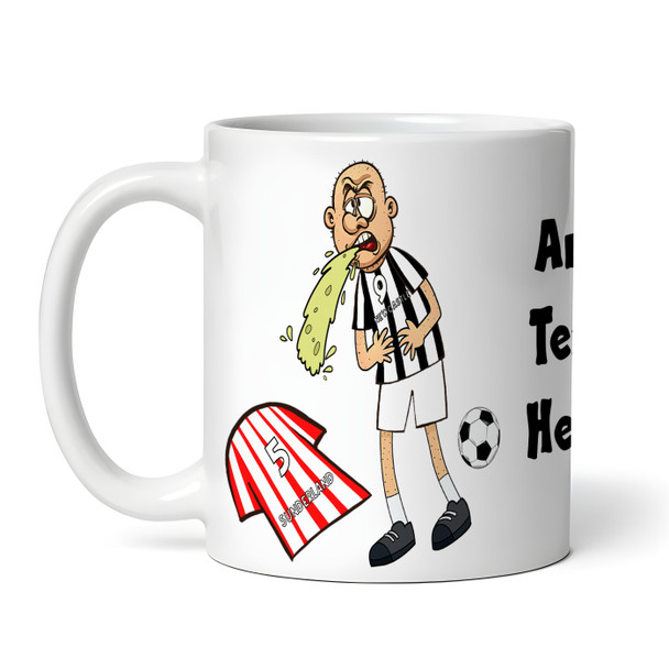 Newcastle Vomiting On Sunderland Funny Soccer Fan Gift Team Personalized Mug