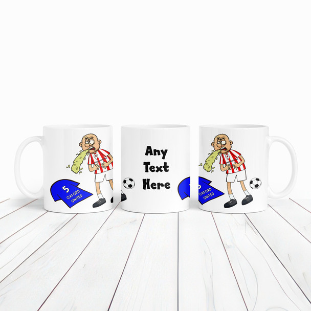 Southampton Vomiting On Portsmouth Funny Soccer Fan Gift Team Personalized Mug