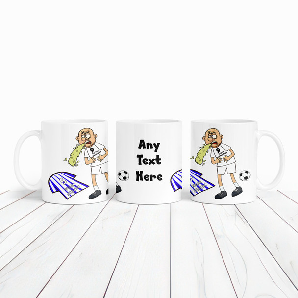 Bolton Vomiting On Wigan Funny Soccer Fan Gift Team Rivalry Personalized Mug