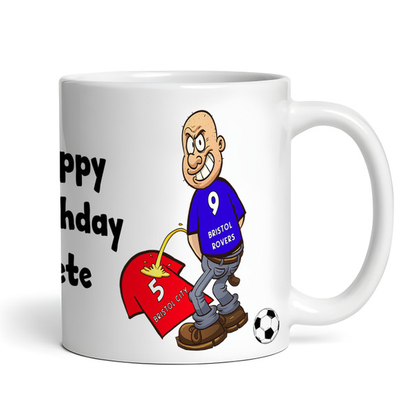 Bristol Weeing On Bristol Funny Soccer Gift Team Personalized Mug